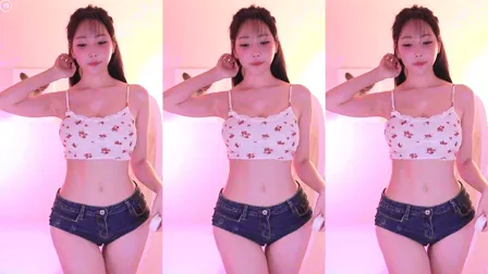 BJ尤彩琳紧身牛仔热舞视频加特林20250110舞蹈剪辑